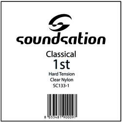 Soundsation SC133-1 - Klasszikusgitár húr - E 0.285 Hard tension - D429D