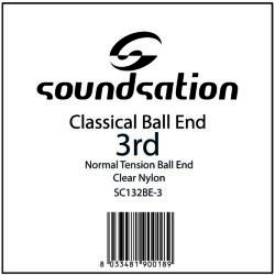 Soundsation SC132BE-3 - Ball End klasszikusgitár húr - G 0.40 Normal tension - D438D