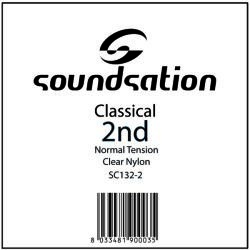 Soundsation SC132-2 - Klasszikusgitár húr - B 0.32 Normal tension - D423D