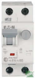Eaton Industries Eaton 195121 Home kombinált áram-védő 6kA, 1P+N, 16A, B, 30mA, 'AC (195121)