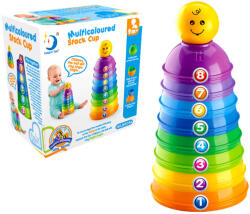 Man Yuk Toys Jucărie bebeluşi Pahare colorate de stivuit (2012 9A)