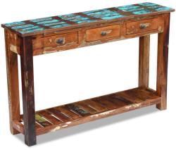 vidaXL Masă consolă, 120x30x76 cm, lemn masiv reciclat (243328) Comoda