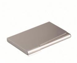 DURABLE Névjegykártyatartó tárca, fém, 20 db-os, DURABLE, matt ezüst (DB241523) - webpapir