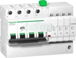 Schneider Electric Descărcător de supratensiuni modular cu transfer la distanta 4P 25 kA Iquick prd20r, Acti9 A9L16297 (A9L16297)