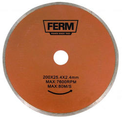 FERM Gyémánt fűrészlap 200 mm FERM TCA1006