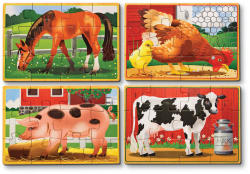 Melissa & Doug Animale domestice 12 piese (MD3793) Puzzle