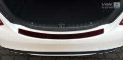 Avisa lökhárítóvédő MERCEDES C Class W205 limousine 2014->3D carbon mintás piros/fekete (46022)