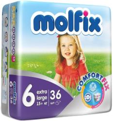 Molfix бебешки пелени, номер 6 , 38БР, 15+