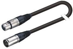 Soundsation BPCXX-15BK - Hangfalkábel: XLR 3pólusú mama - XLR 3pólusú papa / 2x1.3 mm2 / 15m - G108G