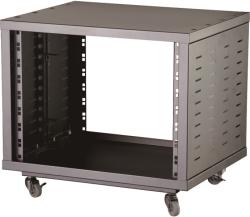 Soundsation SRACK-100 8UW - 8 tároló egységes rack szekrény kerekekkel felszerelve - L900L