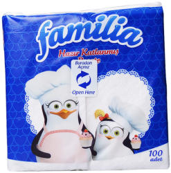 Familia салфетки, Сгънати, 100броя