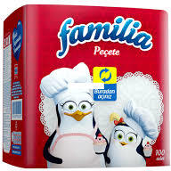  Familia салфетки, Бели, Цели, 100броя