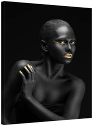 AA Design Tablou negru chip de femeie Shy (GLD191)