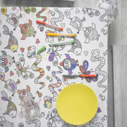 AA Design Fata de masa pentru colorat cu animale (FMATECOLORANIMAL)