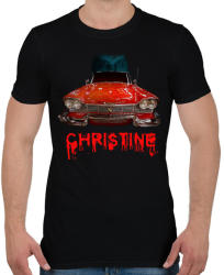 printfashion christine - Férfi póló - Fekete (1838310)