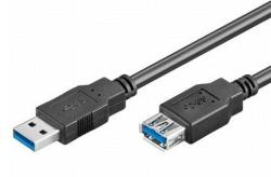 Goobay 93999 USB 3.0 hosszabbító kábel 3m - Fekete (93999)