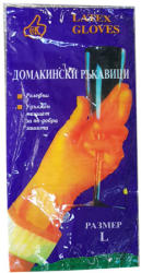  Foxy домакински латексови ръкавици, Размер l, 1 чифт