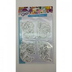 Total Office Trading Abtibilduri din panza pentru pictura My Little Pony