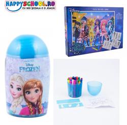 Total Office Trading Spray marker 24 culori Frozen + Puzzle 100 piese Star Darling