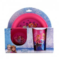 Total Office Trading Set dejun 3 piese Frozen Set pentru masa bebelusi