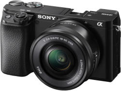 Sony Alpha A6100L + E PZ 16-50mm OSS Black (ILCE6100LB.CEC) Digitális fényképezőgép