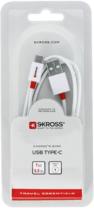 SKROSS Cablu USB - 2in1 Lightning micro USB alb 1m Skross Essentials Line (2.700202-E)
