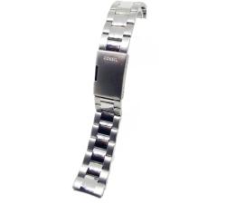 Fossil Bratara de ceas cu capete curbate Argintie FOSSIL pentru ceasul ME3205 - 22mm (ME3205)