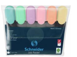Schneider Set textmarkere Schneider Job Pastel, 6 buc/set