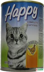 Happy Cat Macskaeledel 415Gr Csirkés