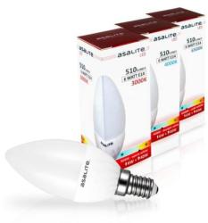 Asalite E14 6w Led Fényforrás Gyertya 4000k 510 Lumen (asal0068)