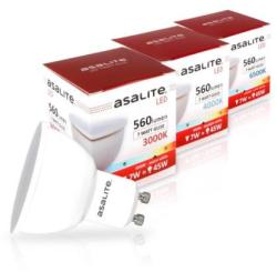 Asalite Gu10 7w Led Fényforrás 3000k 560 Lumen (asal0051)