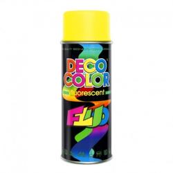 Deco Color Vopsea fluorescenta Spray fluorescent galben 400 ml