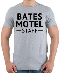 printfashion Bates Motel Staff - Férfi póló - Sport szürke (1872287)
