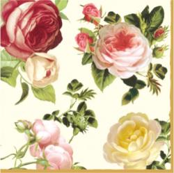 PAW Rosalia papírszalvéta 33x33cm, 20db-os