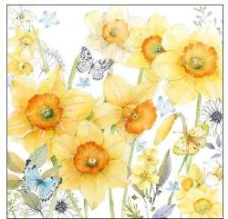 Ambiente Classic Daffodis papírszalvéta 25x25cm, 20db-os