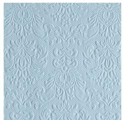 Ambiente Elegance pale blue papírszalvéta 25x25cm, 15db-os