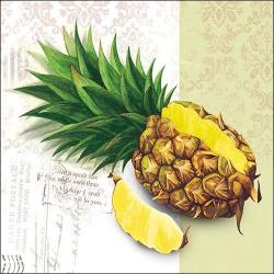 Ambiente Pineapple papírszalvéta 33x33xcm, 20db-os
