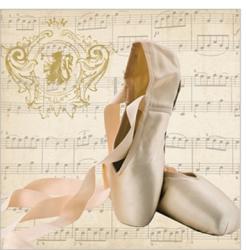 PPD Concerto Ballet papírszalvéta 25x25cm, 20db-os - szep-otthon