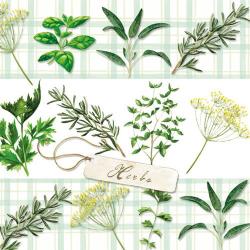 Ambiente Herbs papírszalvéta 33x33cm, 20db-os