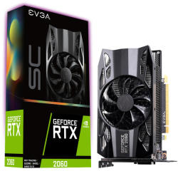 EVGA GeForce RTX 2060 SC GAMING 6GB OC GDDR6 192bit (06G-P4-2062-KR) Placa video
