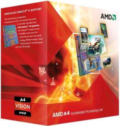 AMD A4-3300 Dual-Core 2.5GHz FM1 Box with fan and heatsink