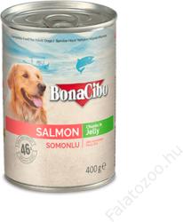 BonaCibo CANNED DOG FOODS SALMON 400g - falatozoo