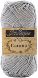Scheepjes Catona 074 Mercury - szürke pamut fonal