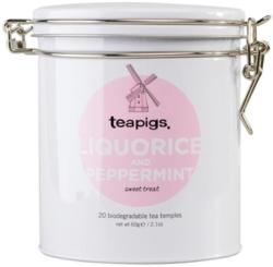 teapigs Liquorice & Peppermint Filteres Tea 20 teafilter csatos üvegben
