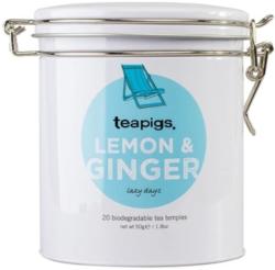 teapigs Lemon & Ginger Filteres Tea 20 teafilter csatos üvegben