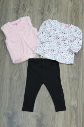 Mini Moi Комплект от 3 части за момиче, 3-6м, 6-12м 18-24м