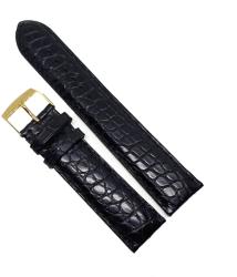 Fleurus Curea de ceas neagra din piele veritabila de Crocodil - 1BE14D04P/5M (1BE14D04P/5M)