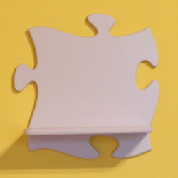 Batadecor Puzzle gyerek polc (pasztell rózsaszín)