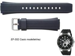 Casio EF-552 Casio fekete műanyag szíj (Casio szíj EF-552)