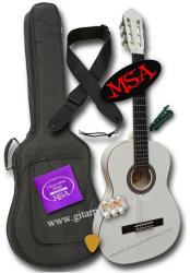 MSA C-26 WH, 4/4-es klasszikus gitár szett 2